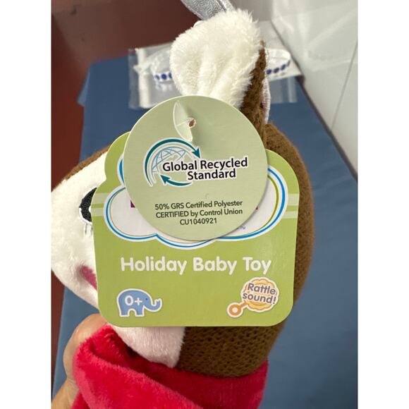 Spark My First Christmas Deer in Skirt Plush Animal NWT - Picture 5 of 8